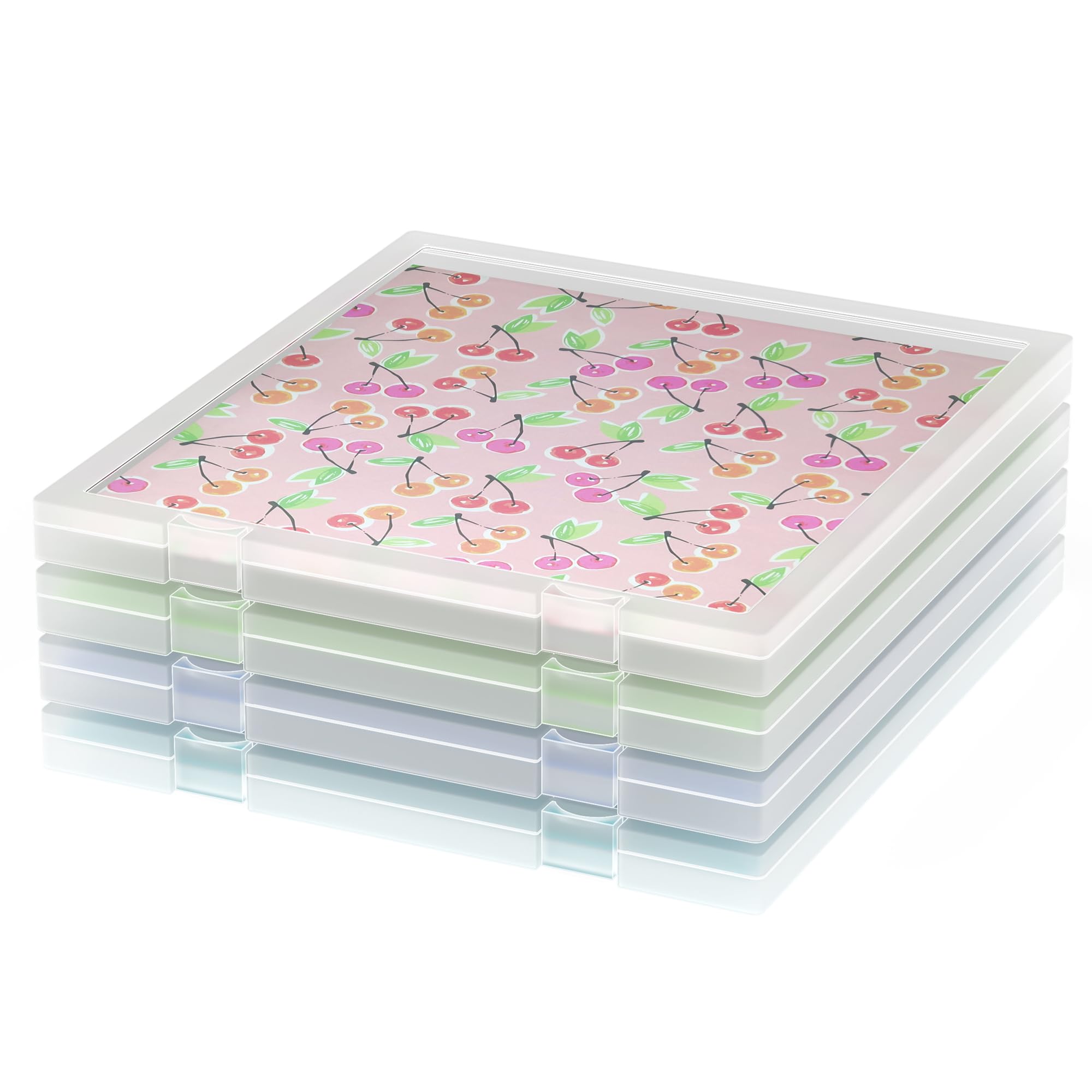 Amazon.com: 12x12 Paper Storage, 4 Pack Stackable Scrapbook Paper